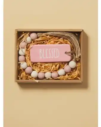 Home Goods 18in blessed beaded decor in gift box offer