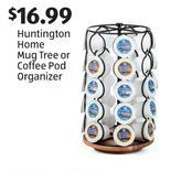 Aldi Huntington Home Mug Tree or Coffee Pod Organizer offer