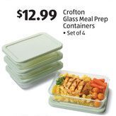 Aldi Crofton Glass Meal Prep Containers offer