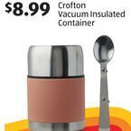 Aldi Crofton Vacuum Insulated Container offer