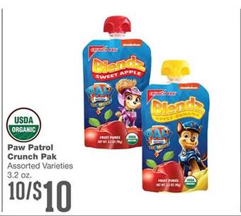 Forest Hills Food Paw Patrol Crunch Pak offer