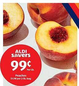 Aldi Peaches offer