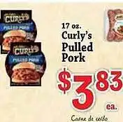 Food Depot Curly's Pulled Pork offer