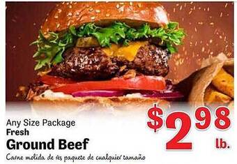 Food Depot Fresh Ground Beef offer