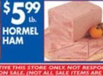 Compare Foods Hormel Ham offer