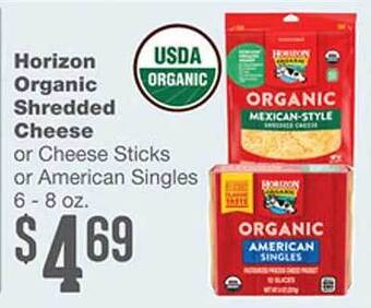 Forest Hills Food Horizon Organic Shredded Cheese offer