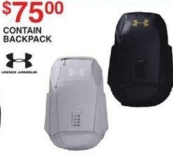Dunham's Sports Contain Backpack offer