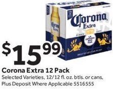 Stop&Shop Corona Extra 12 Pack offer