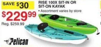 Dunham's Sports Rise 100X Sit-In Or Sit-On Kayak offer