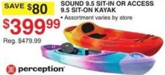 Dunham's Sports Sound 9.5 Sit-In Or Access 9.5 Sit-On Kayak offer