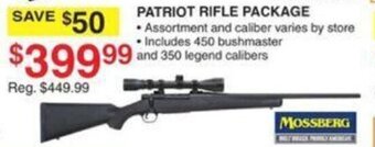 Dunham's Sports Patriot Rifle Package offer