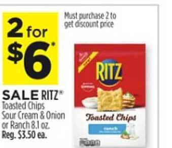 Dollar General Ritz Toasted Chips offer