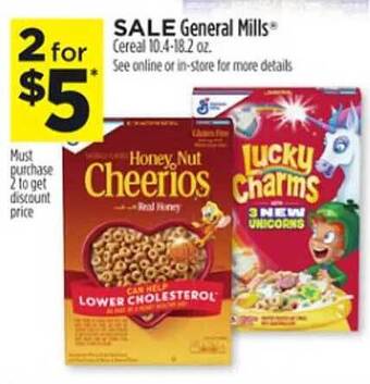 Dollar General General Mills Cereal offer
