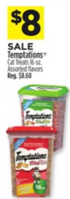 Dollar General Temptations Cat Treats offer