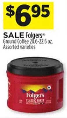 Dollar General Folgers Ground Coffee offer