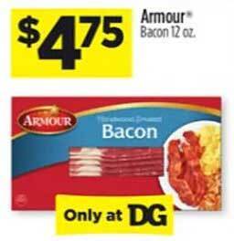 Dollar General Armour Bacon offer