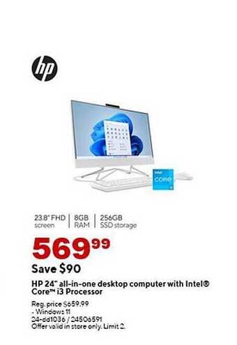 Staples Hp 24 offer