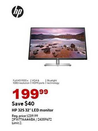 Staples Hp 32s 32 offer