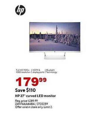 Staples Hp 27 offer