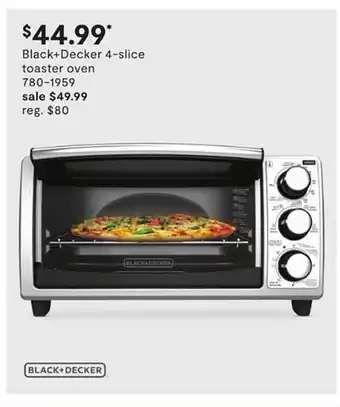 JC Penney Black+decker Toaster Oven offer