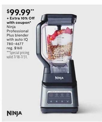 JC Penney Ninja Professional Plus Blender With Auto Iq offer