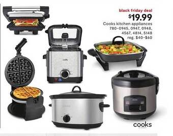 JC Penney Cooks Kitchen Appliances offer