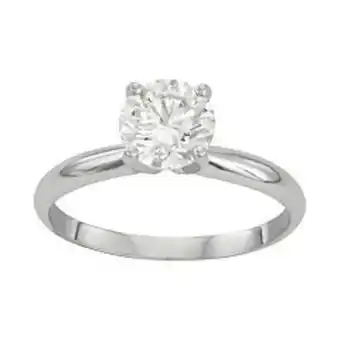 Kohl's Evolv 14k gold 1 1/4 carat t.w. igi certified lab-grown diamond solitaire engagement ring offer