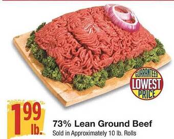 Amigos United 73% Lean Ground Beef offer