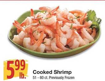 Amigos United Cooked Shrimp offer