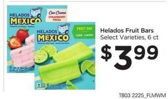 Food 4 Less Helados Fruit Bars offer