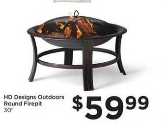 Food 4 Less Hd Designs Outdoors Round Firepit offer