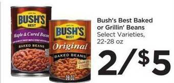 Food 4 Less Bush's Best Baked Or Grillin' Beans offer