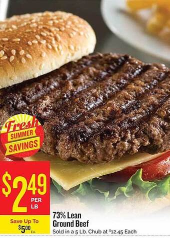 Homeland Market 73% Lean Ground Beef offer