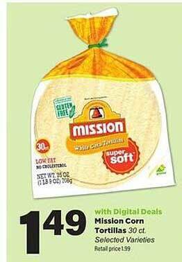 Stater Bros Mission Corn Tortillas offer