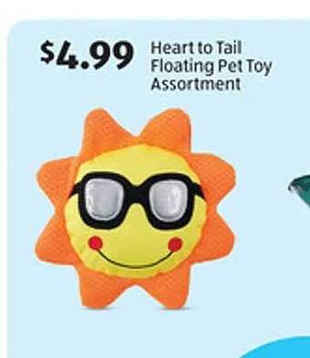 Aldi Heart To Tail Floating Pet Toy Assortment offer