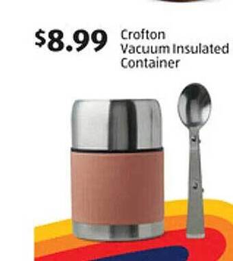 Aldi Crofton Vacuum Insulated Container offer