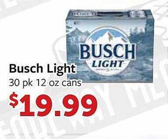 Fareway Busch Light offer