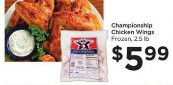 Food 4 Less Championship Chicken Wings offer