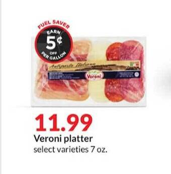 Hy-Vee Veroni Platter offer