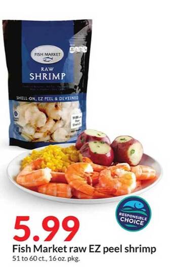 Hy-Vee Fish Market Raw Ez Peel Shrimp offer