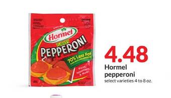 Hy-Vee Hormel Pepperoni offer