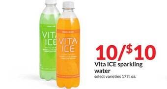 Hy-Vee Vita Ice Sparkling Water offer