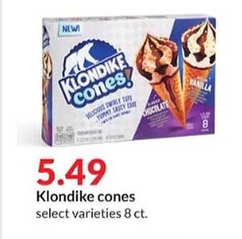 Hy-Vee Klondike Cones offer