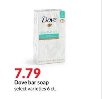 Hy-Vee Dove Bar Soap offer