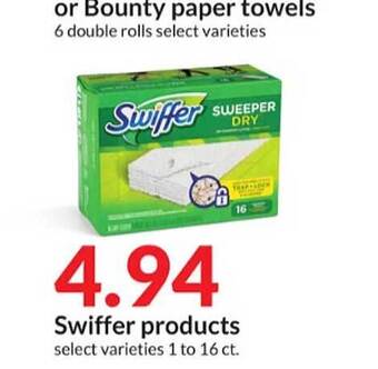 Hy-Vee Swiffer Products offer