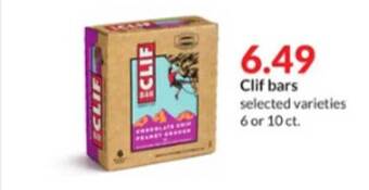 Hy-Vee Clif Bars offer