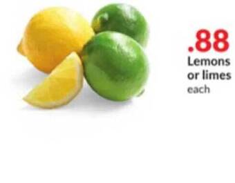 Hy-Vee Lemons Or Limes offer