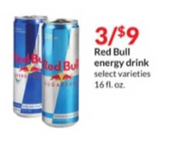 Hy-Vee Red Bull Energy Drink offer