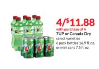 Hy-Vee 7up Or Canada Dry offer