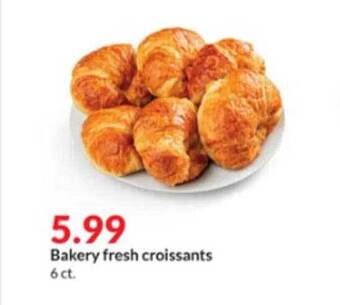 Hy-Vee Bakery Fresh Croissants offer